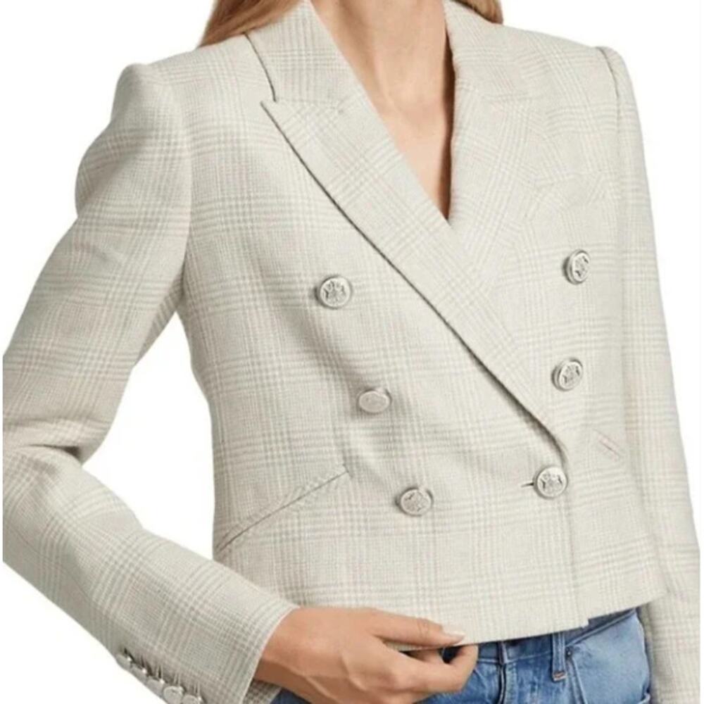 NWT Veronica Beard Nevis Houndstooth Blazer Jacket